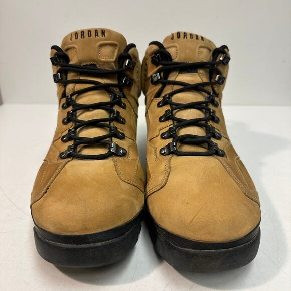 VTG GOOD Nike Air Jordan AJB 6 'Wheat' Nubuck 303897 701 2002 Tinker Hatfield 11 - Picture 3 of 14